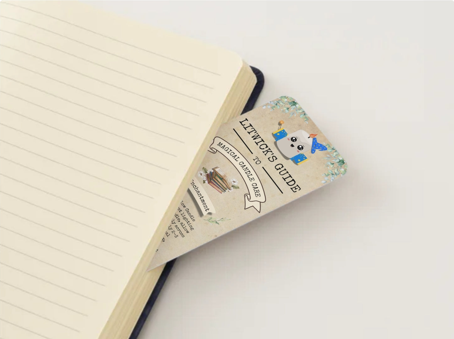Magical Candle Care Bookmark
