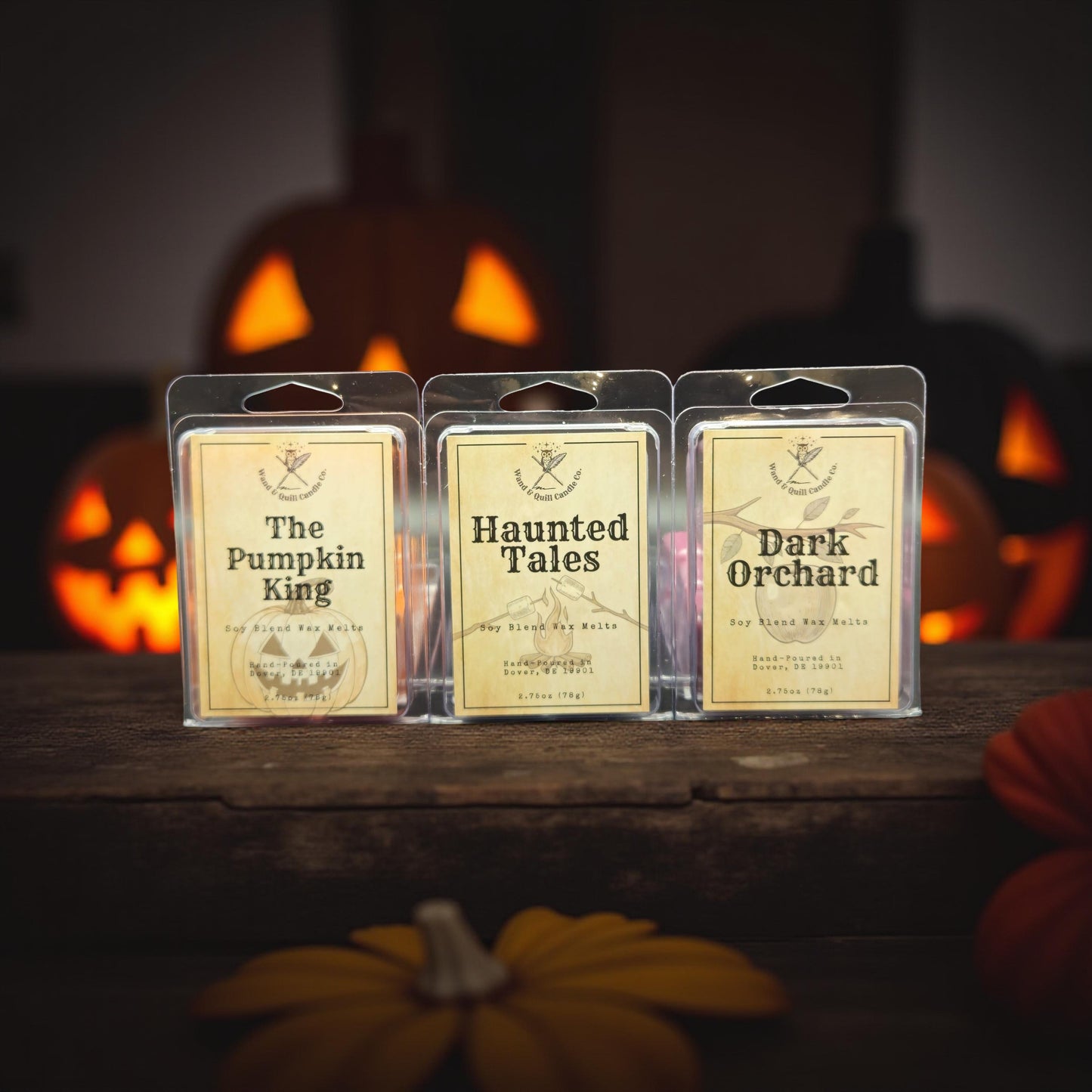The Haunted Hearth Wax Melt Collection