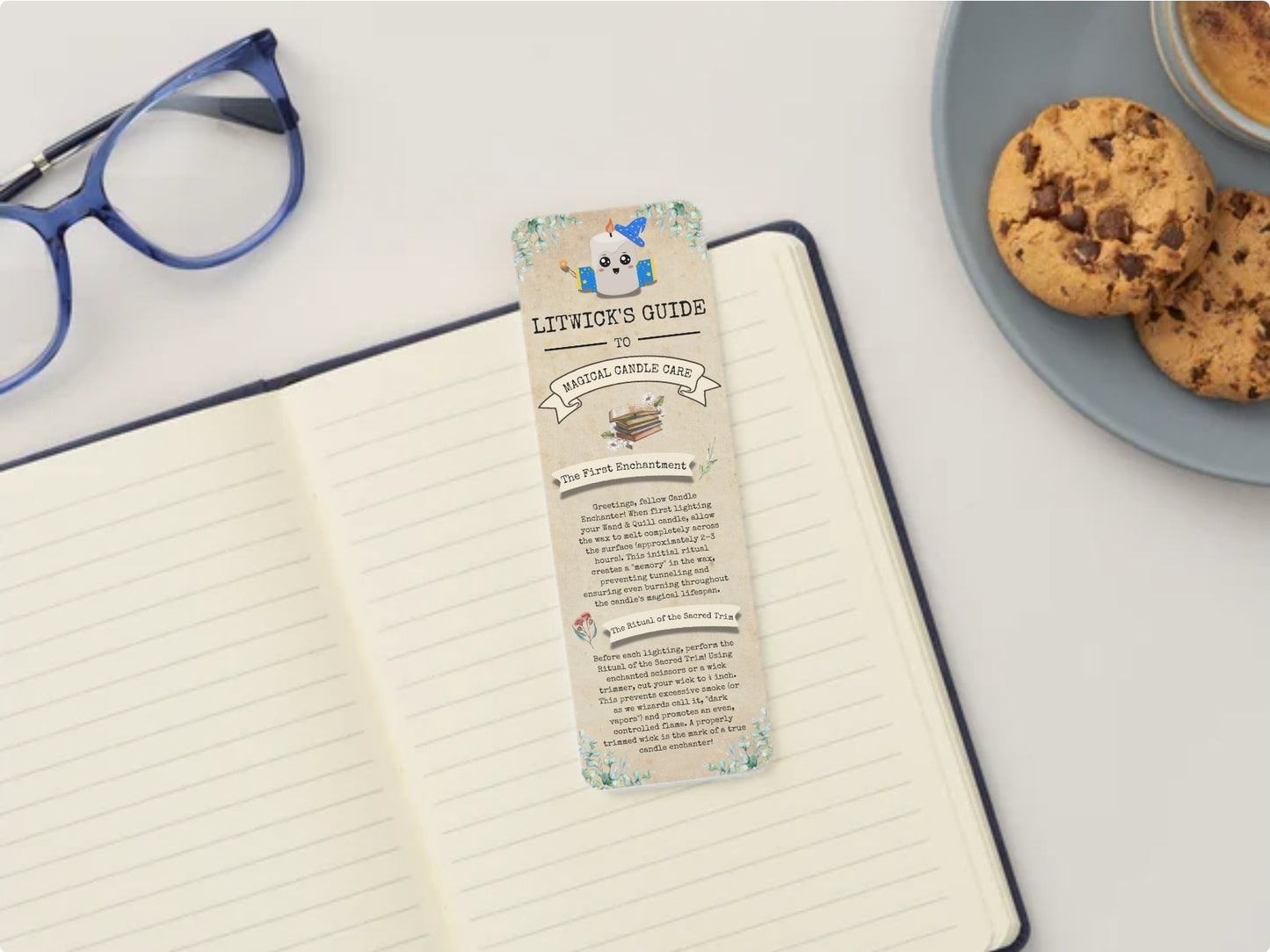 Magical Candle Care Bookmark
